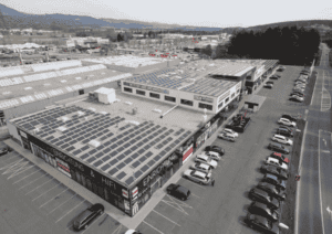 1.004 PV-Module auf dem V-Center in Villach