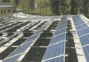 Bild von der PV-Anlage des Bauhofs in Dellach im Drautal