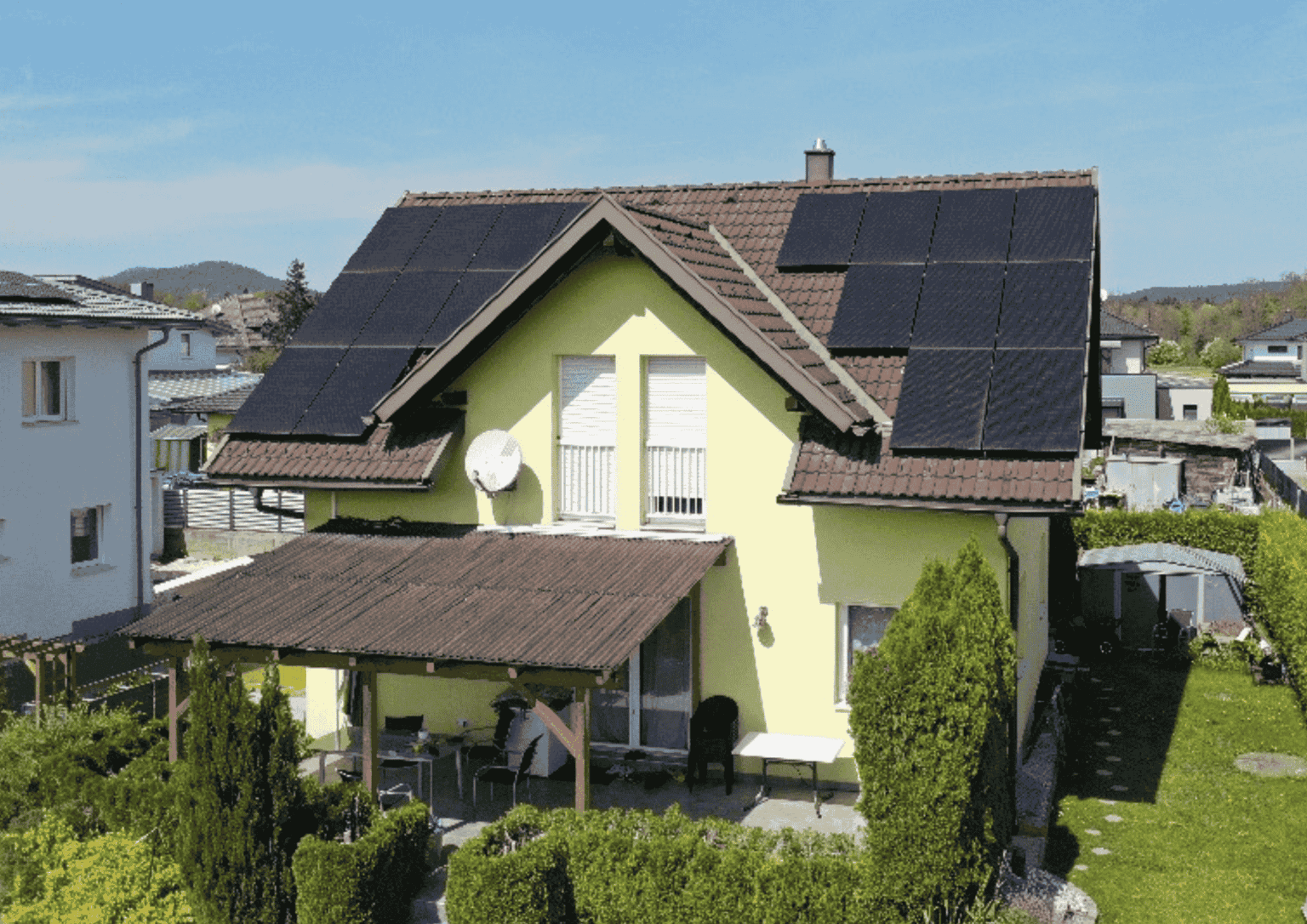 Einfamilienhaus mit Photovoltaikanlage