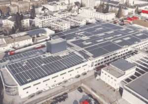 PV-Anlage auf der Villacher Brauerei