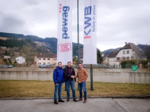 Eine Energiezentrale, die mit grünem Strom betrieben wird.